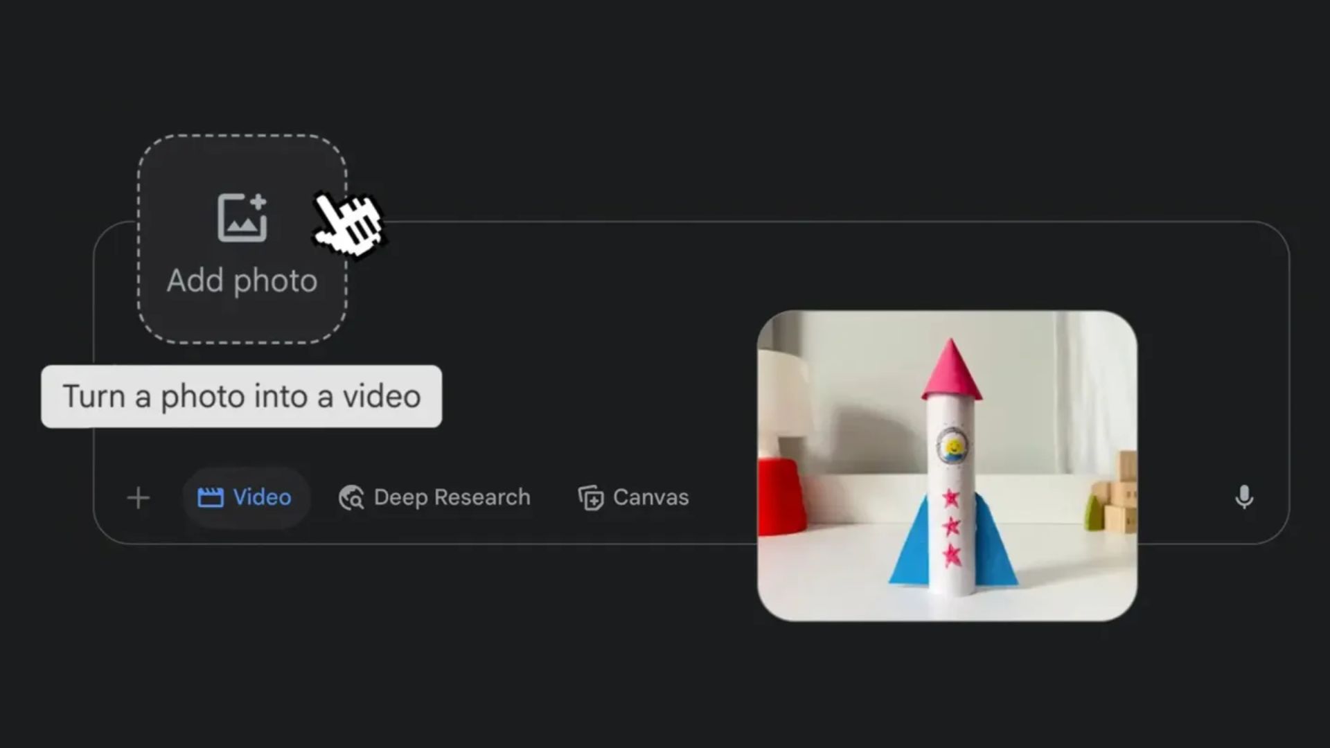 Google lancia la funzione Gemini per trasformare le foto in video con audio AI
