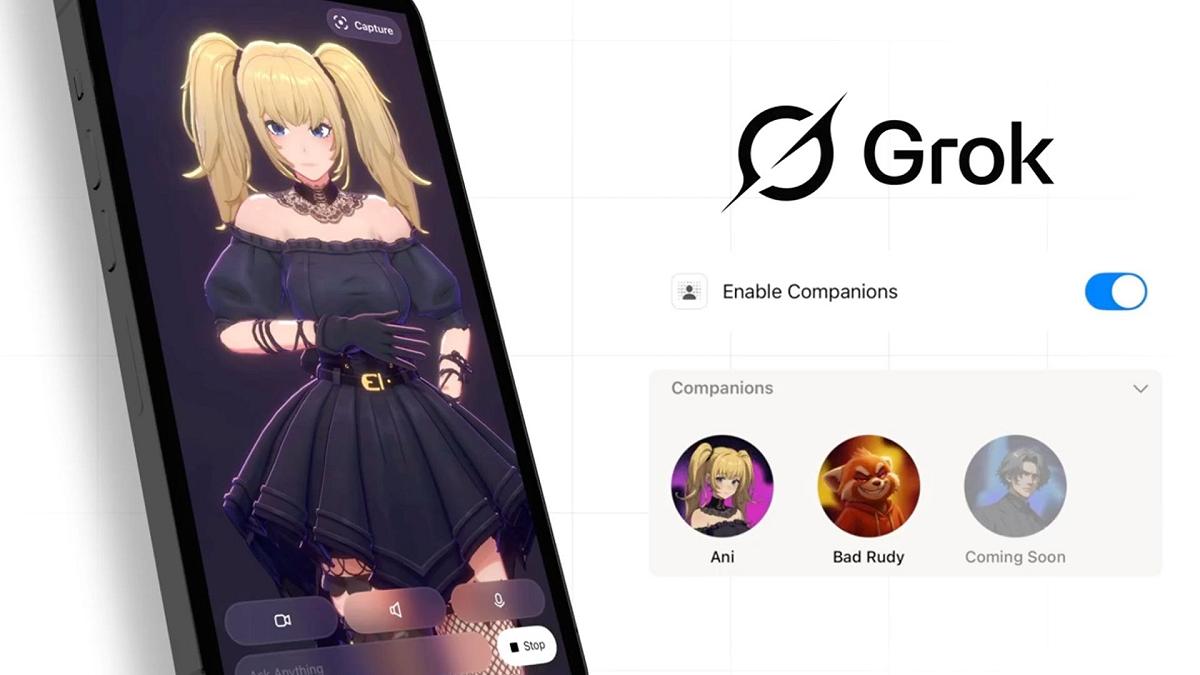 Grok sotto accusa per i nuovi avatar: contenuti sessuali in un’app per over 12?