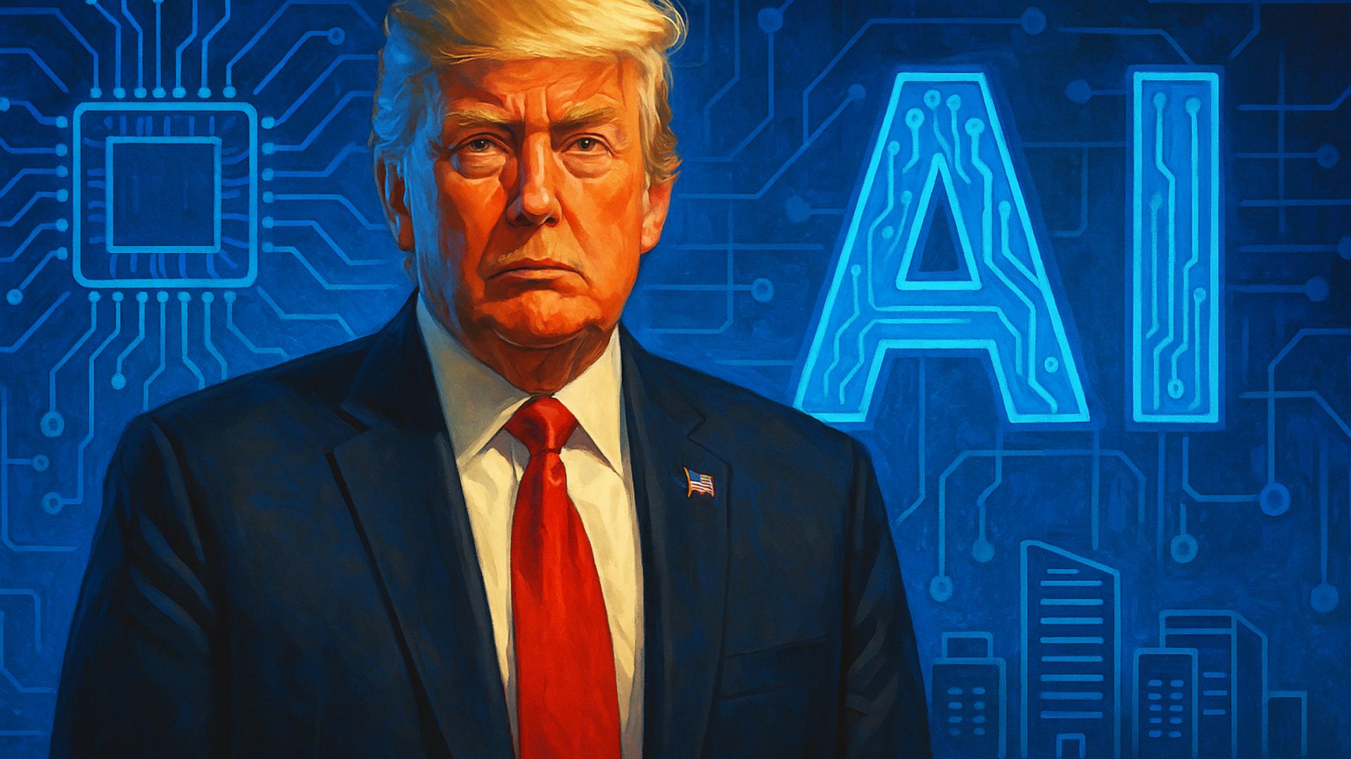 Trump accelera sull’IA: meno regole, più potere agli Stati Uniti