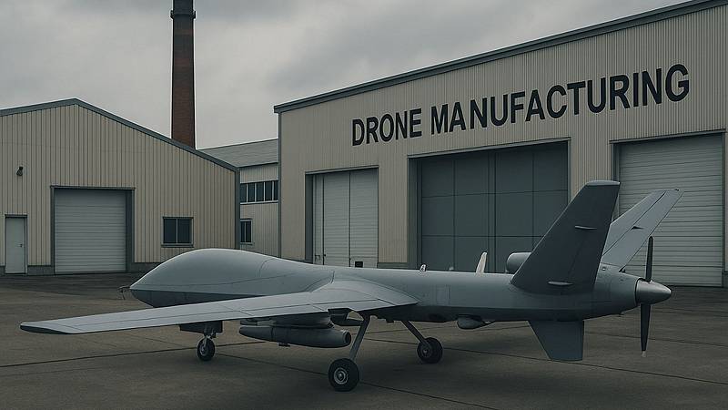 Un immaginario drone russo di fantasia