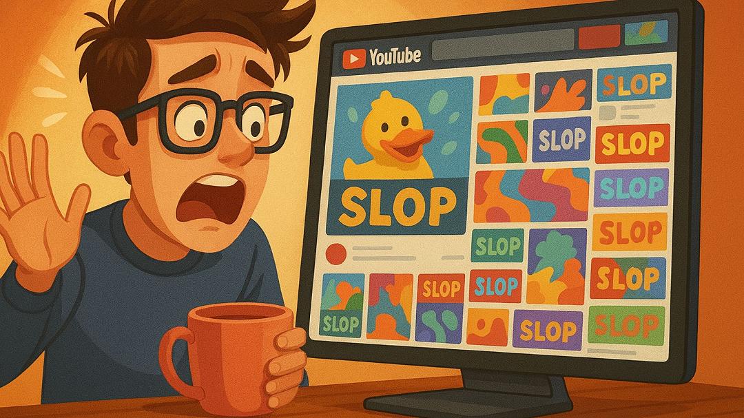 YouTube vuole fare piazza pulita della spazzatura generata dall’AI