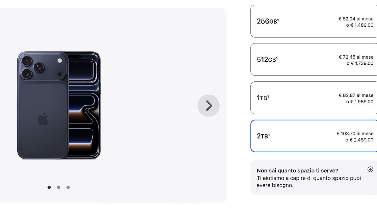 Il primo iPhone da oltre 2.000€ | Prezzi italiani di iPhone 17, Apple Watch e AirPods Pro 3