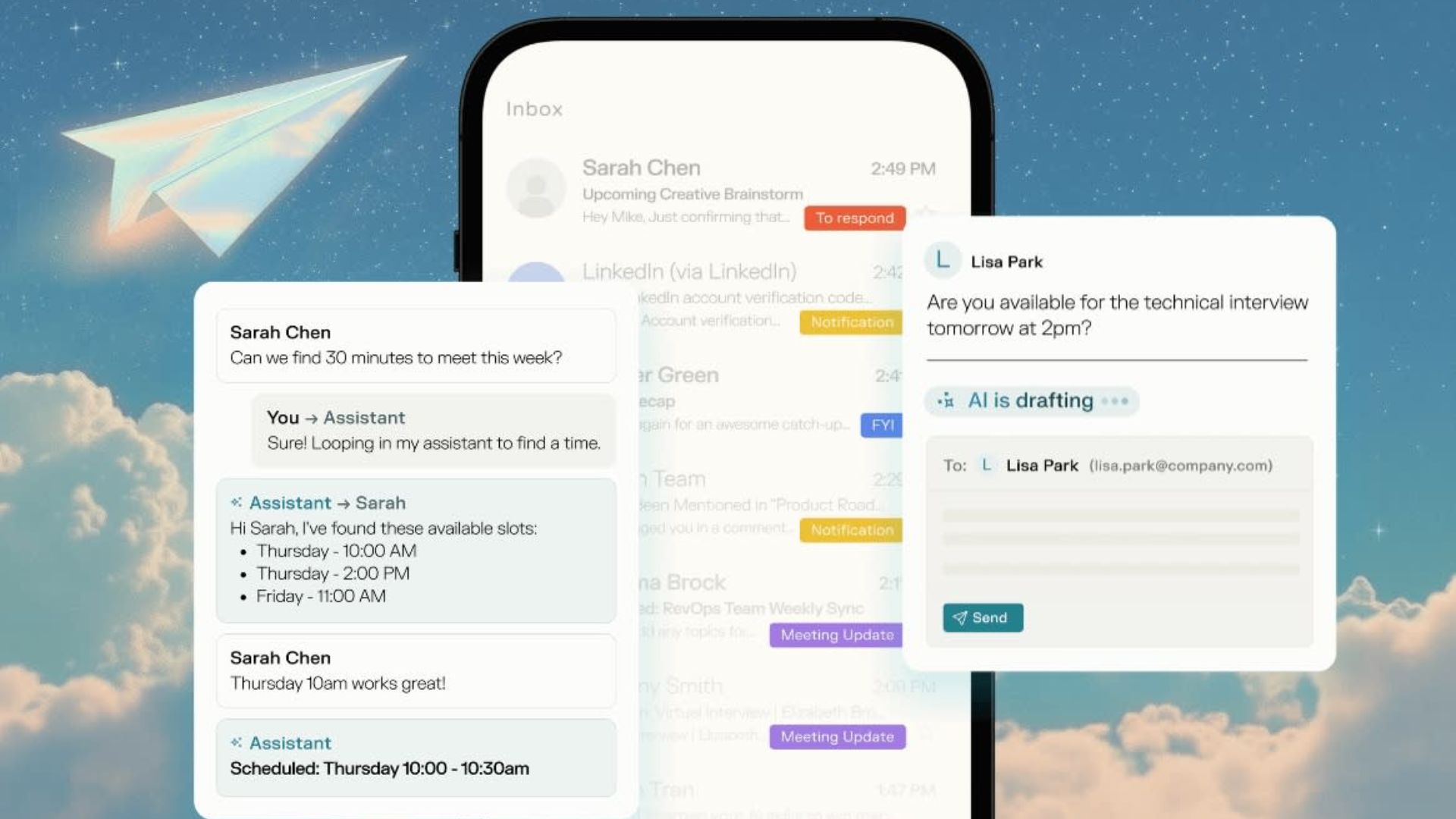 Perplexity lancia Email Assistant: l’AI che gestisce la posta elettronica