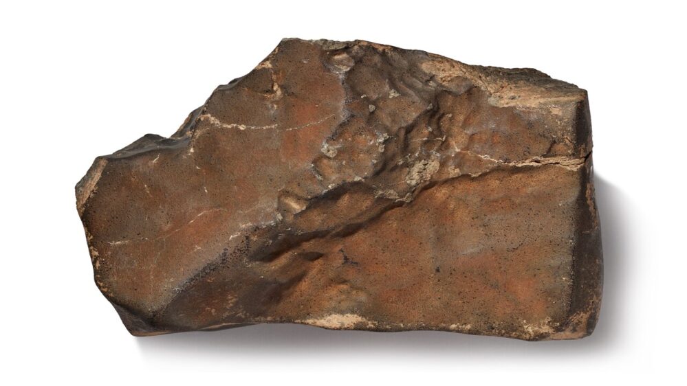 esempio di meteorite che ora potrebbe essere trovato in Scozia