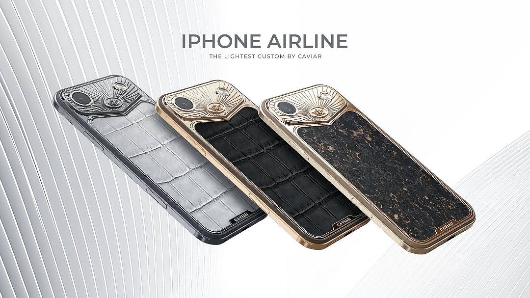 Caviar lancia iPhone Air da 39.000 dollari: oro massiccio e pelle di coccodrillo