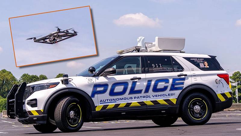 Ford a guida autonoma, polizia