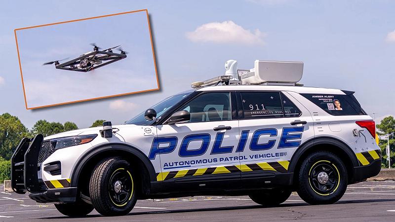 Ford a guida autonoma, polizia