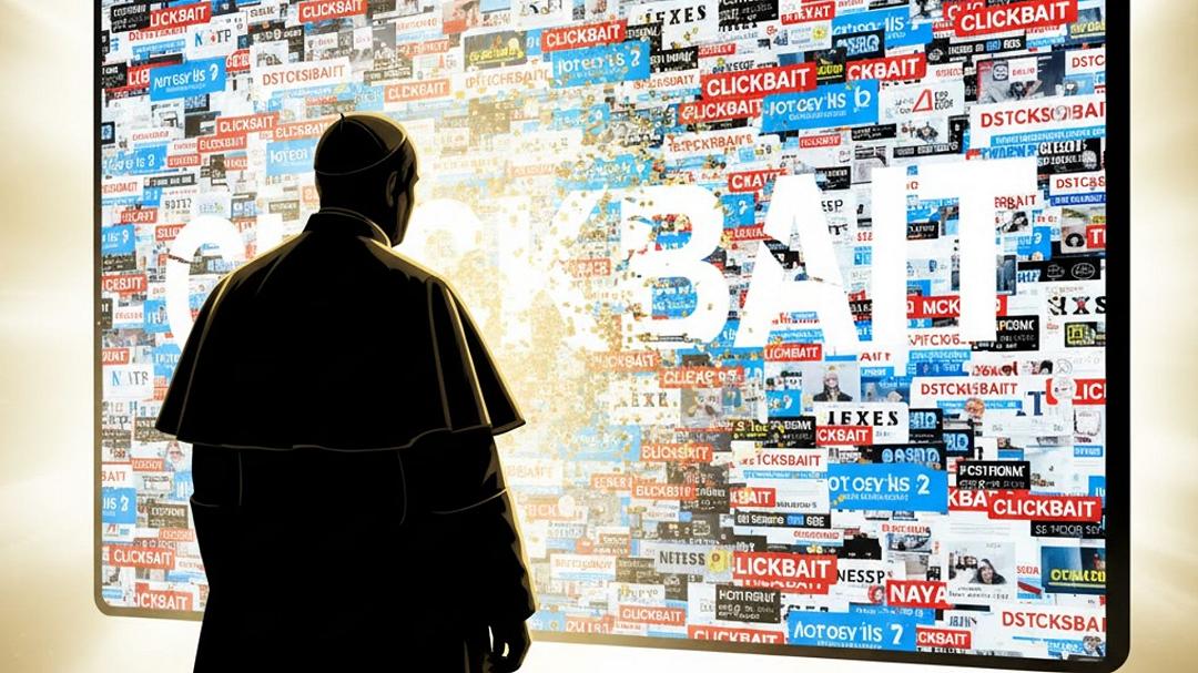 Papa Leone XIV si scaglia contro gli articoli clickbait: “sono degradanti”