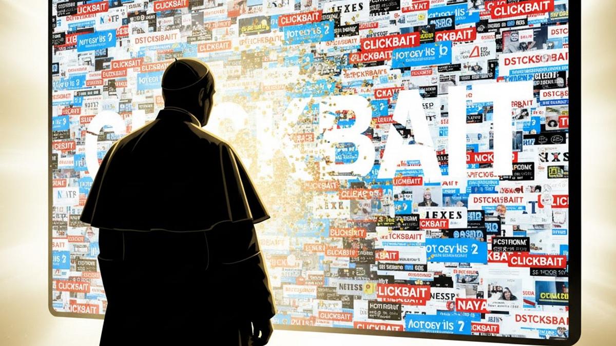 Papa Leone XIV si scaglia contro gli articoli clickbait: “sono degradanti”