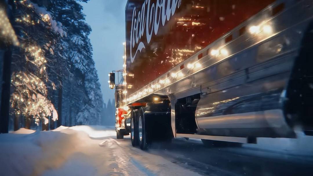 Coca-Cola, le nuove pubblicità di Natale sono generate con l’AI