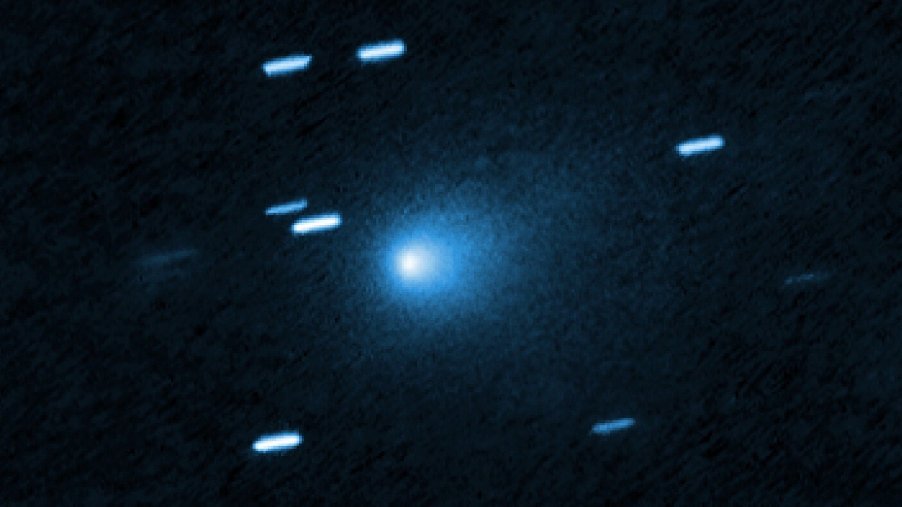 immagine della cometa interstellare 3IATLAS ripresa dal telescopio spaziale Hubble il 21 luglio 2025