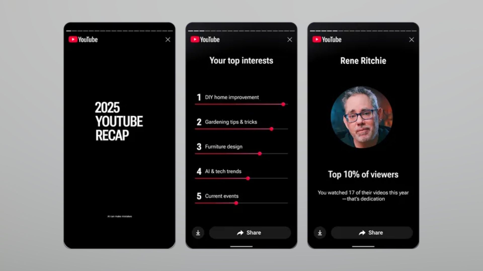 YouTube come Spotify Wrapped: arriva il primo Recap con i video che hai visto nel 2025