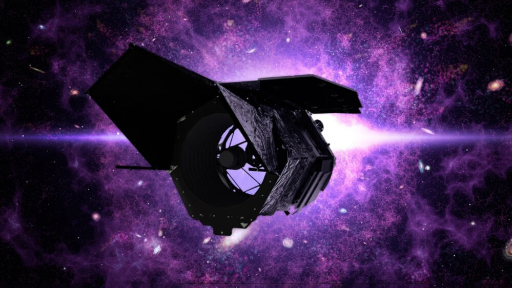 rappresentazione artistica del telescopio spaziale Nancy Grace Roman