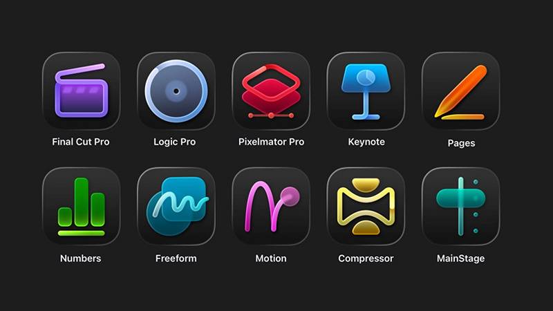 Apple Creator Studio: tutte le app disponibili