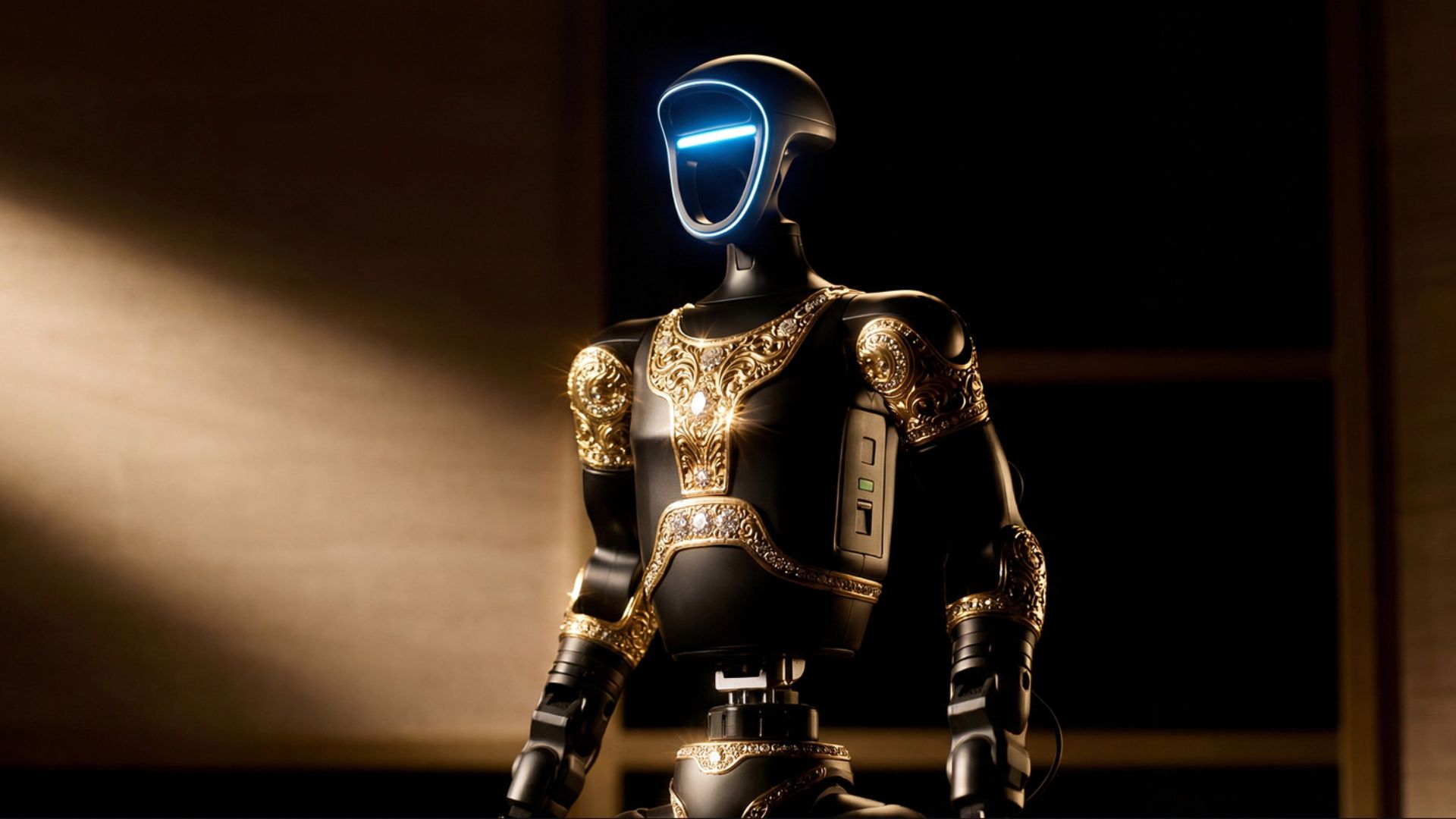 Caviar ha presentato il primo robot di lusso: è placcato in oro e costa come una casa