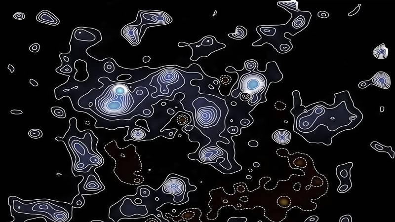 nuova mappa della materia oscura