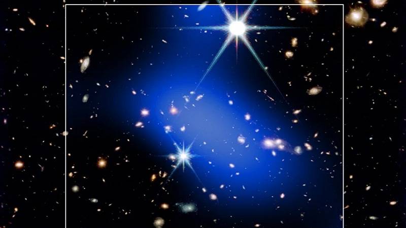 JADES-ID1 ripreso dal telescopio spaziale James Webb e dall'osservatorio a raggi X Chandra