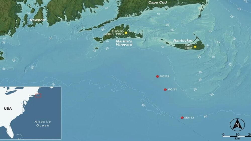 siti in cui sono stati prelevati campioni di sedimenti
