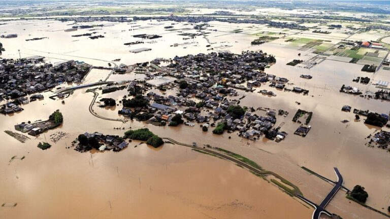 La nuova analisi spaziale stima il rischio di precipitazioni estreme in Giappone