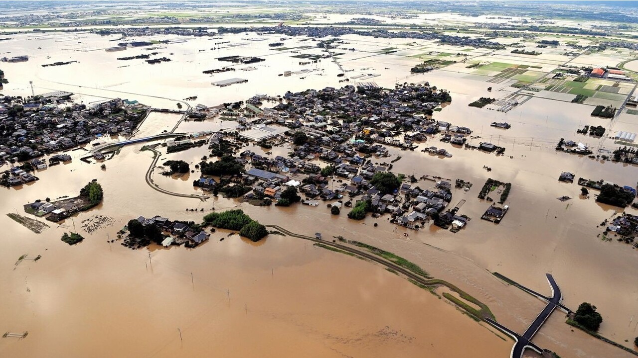 La nuova analisi spaziale stima il rischio di precipitazioni estreme in Giappone